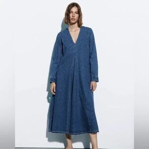 NWT Zara - The Tilda Denim Dress